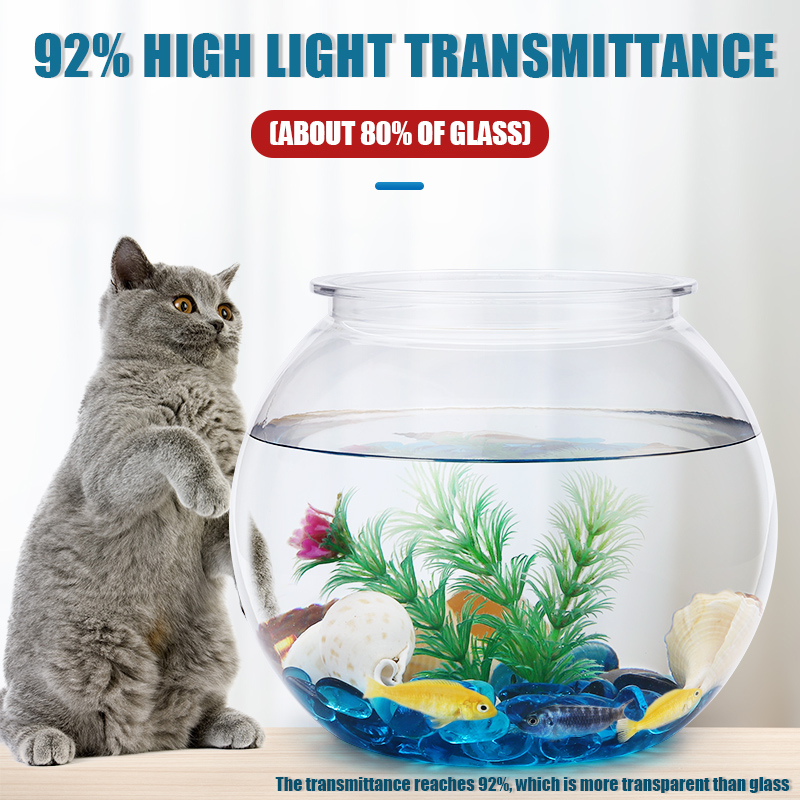Fish Bowl Plastic L M S Sizes  - Betta Fish Tank 评论和价格