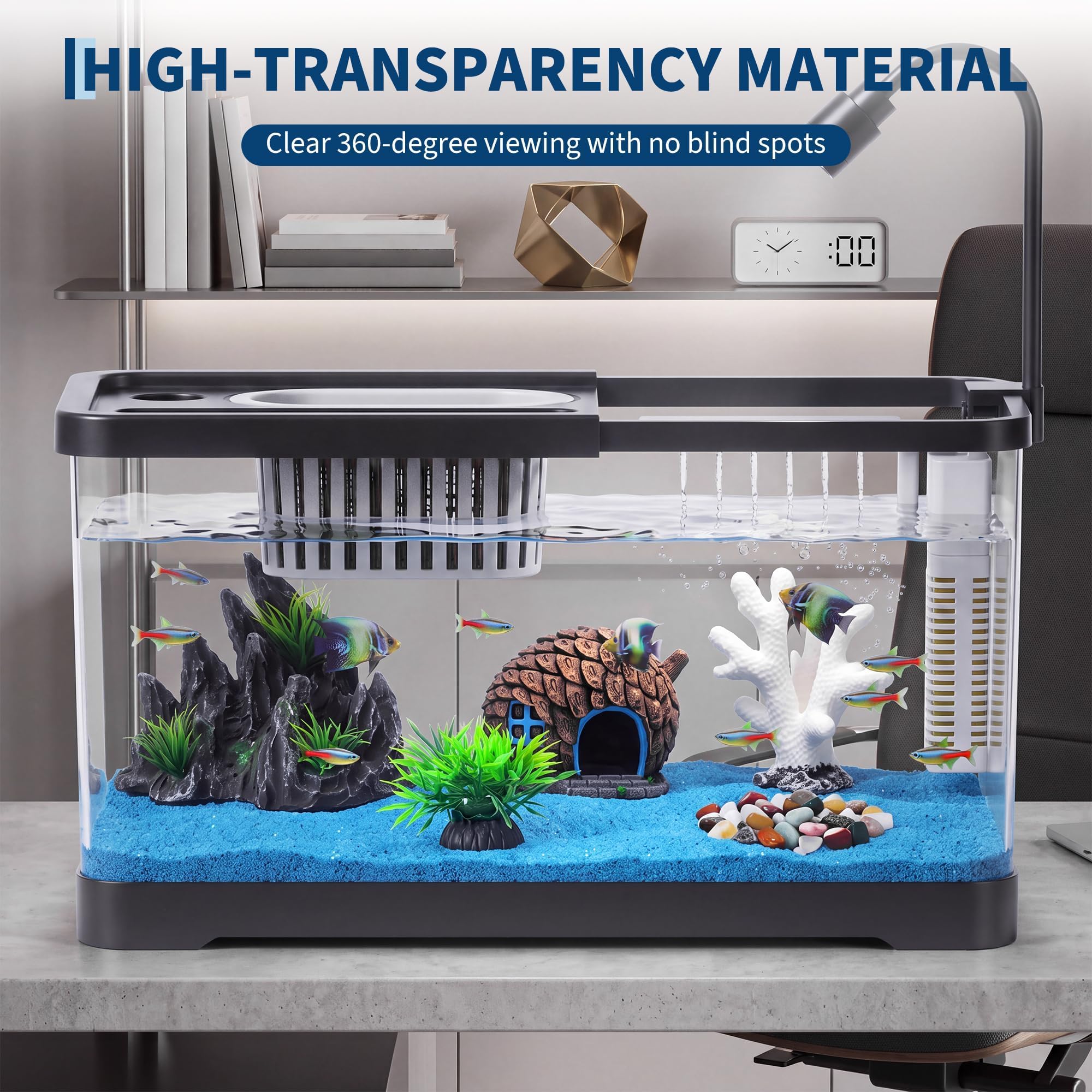 Fish Tank Starter Kit With Fil - Betta Fish Tank 评论和价格
