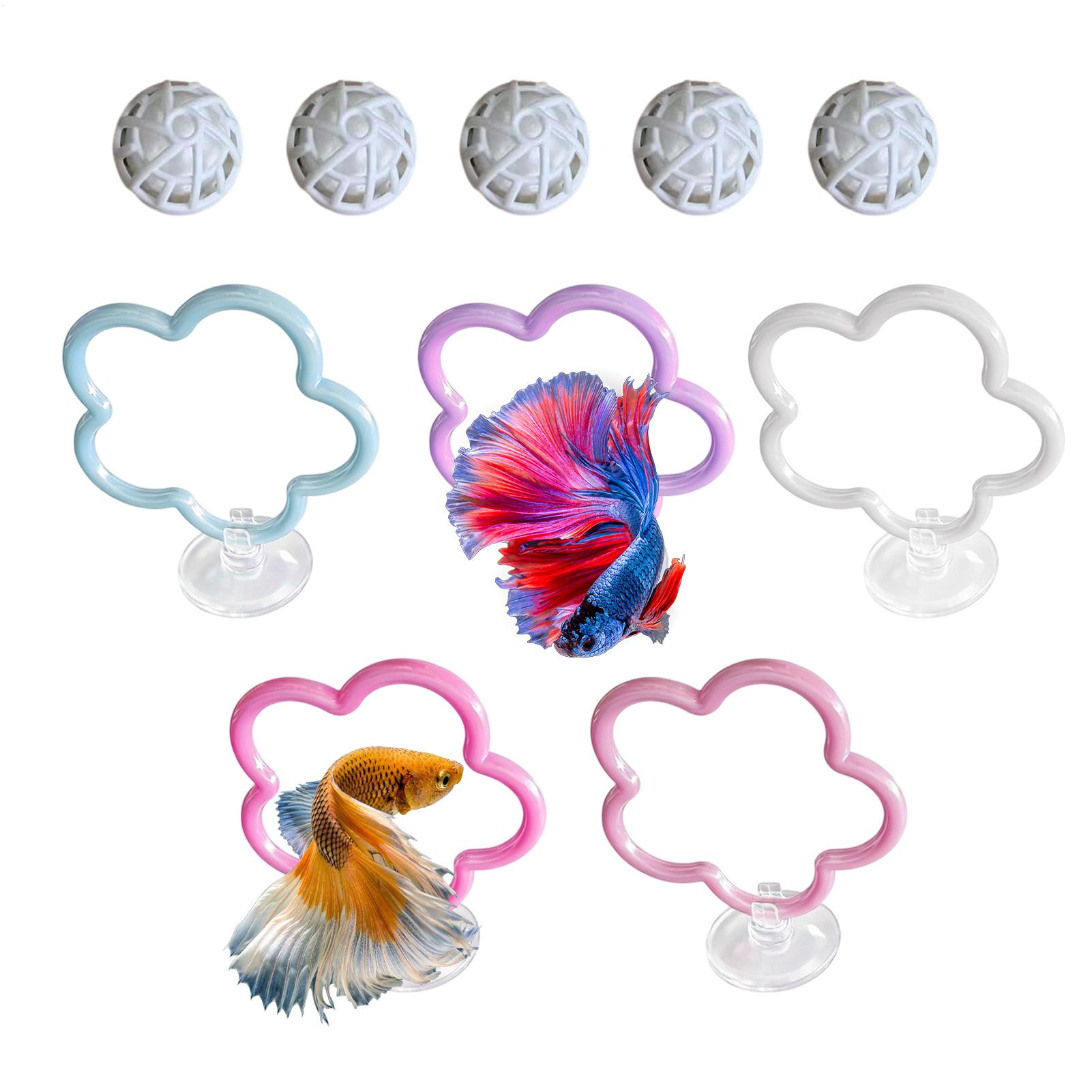Betta Fish Toys 5 Pieces Color - Aquarium Fish Betta 评论和价格