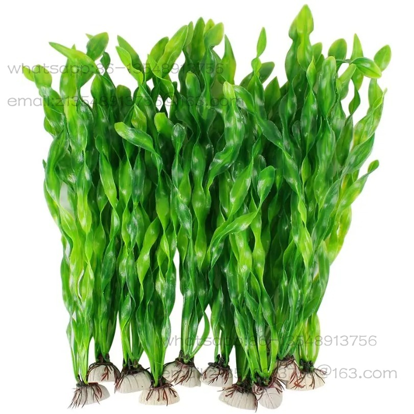 5/10pcs Plastic Aquarium Plant - Aquarium Decor 评论和价格