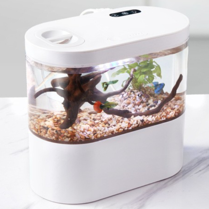 Creative Mini Desktop Fish Tan - Betta Fish Tank 评论和价格