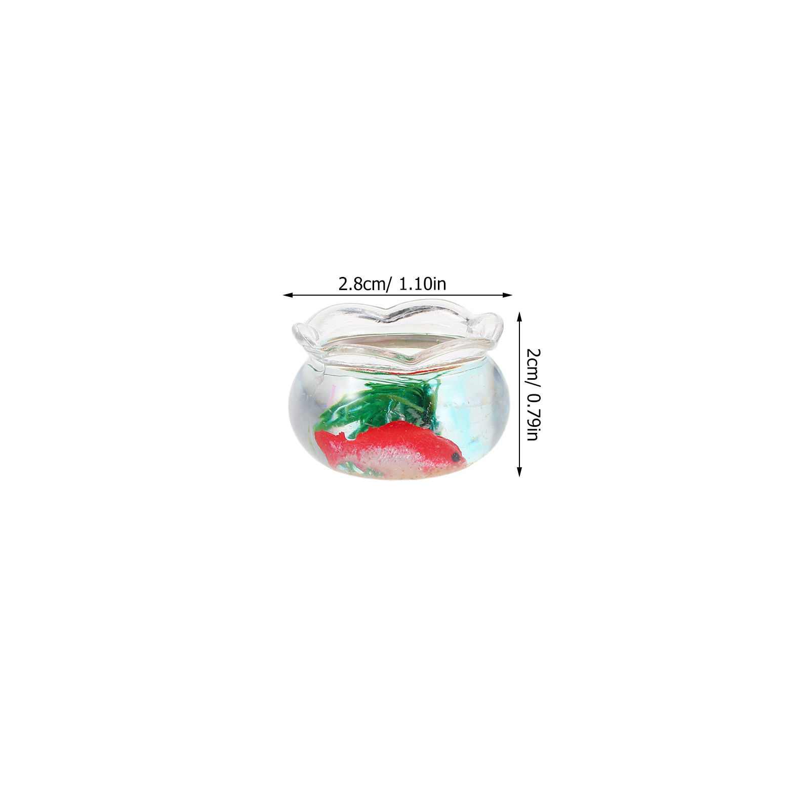 5pcs Miniature Koi Fish Tank:  - Aquarium Plants 评论和价格